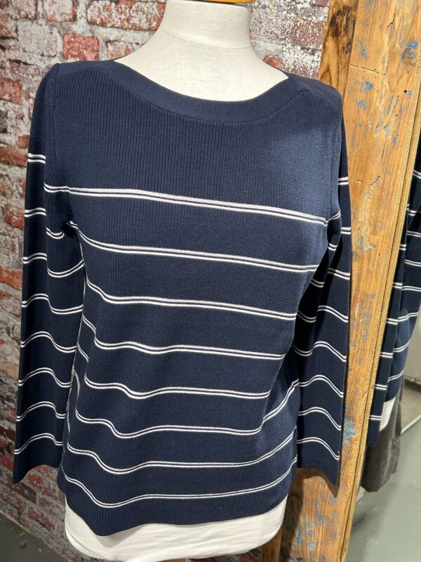 Blue Seven trui marine gestreept